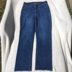 Old Navy The Power Jean High Waist Raw Hem